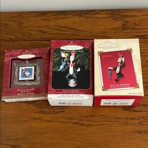 Dr. Seuss Cat in the Hat Keepsake Ornaments